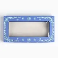 Коробка для шоколада &laquo;Снежная сказка&raquo;, с окном, 16.4 х 8.4 х 1.7 см
