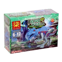 Конструктор блочный &laquo;Динозавры&raquo;, 12 видов, МИКС