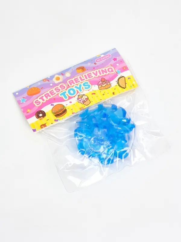 Мялка "Шар с камушками", цвета МИКС