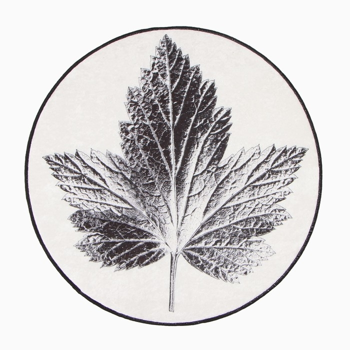 Коврик для ванной Этель Natural print 57х57&plusmn;2см см, 100% п/э, велюр