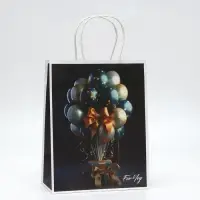 Пакет подарочный крафтовый &laquo;Подарок&raquo; 27&times;22&times;11 см, 120 г/м&sup2;