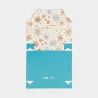 Коробка складная &laquo;Снежинки&raquo;, 14 х 14 х 3.5 см