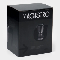 Кофеварка гейзерная "Мрамор" на 3 чашки, цвет черный