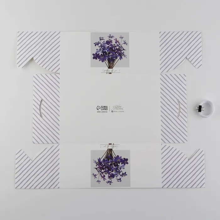 Коробка для капкейков, кондитерская упаковка, 6 ячеек &laquo;Для тебя&raquo;, 23 х 16 х 10 см