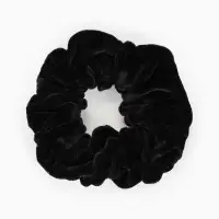 Резинка для волос &laquo;Орбита&raquo;, дэемма бархат, 10 см, чёрная