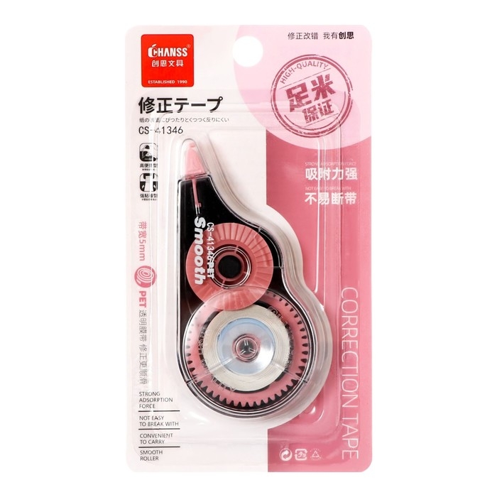 Корректор-лента, 10 м х 5 мм, блистер, европодвес, корпус МИКС