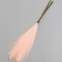 Искусственное растение для творчества "Ковыль" персик 29 см