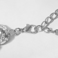 Колье &laquo;Драгоценность&raquo; геометрия, цвет белый в серебре, 32 см