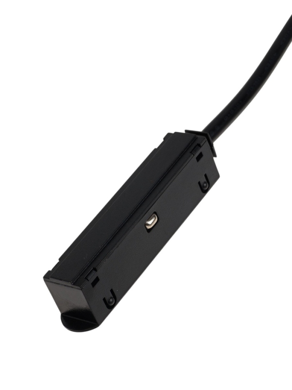 Коннектор питания гибкий для магнитного треового шинопровода, серия "Broad", IP20, черный