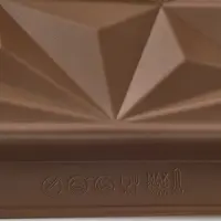 Форма для дубайского шоколада 2 плитки "Квадраты, пирамиды" 21x19x2,5 см