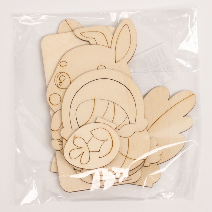 Заготовки для творчества. Роспись по дереву &laquo;Зайчик&raquo;