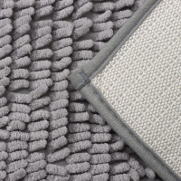 Коврик для дома Доляна &laquo;Букли длинные&raquo;, 50&times;80 см, длина букли 2 см, цвет светло-серый