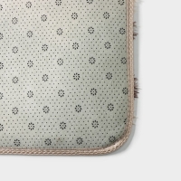 Коврик для дома Доляна &laquo;Зиг-заг&raquo;, 50&times;80 см, цвет коричневый