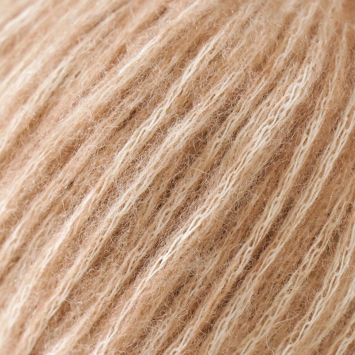 Пряжа для вязания спицами, крючком &laquo;Троицкая. Фиджи&raquo;, 20% мериносовая шерсть, 60% хлопок, 20% акрил, 95 м/50 г, (579 св. кофейный)