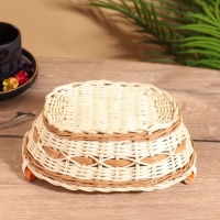 Корзина плетеная 25x19x9 см, ротанг