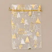 Мешочек подарочный органза &laquo;С Новым счастьем!&raquo;, 10 х 12 см +/- 1.5 см