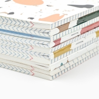 Набор тетрадей 48 листов, 10 предметов, внутренний блок №1 &laquo;Абстракция&raquo; ТВИН лак, уф лак