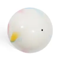 Мяч для художественной гимнастики, диаметр 19см, цвет радуга