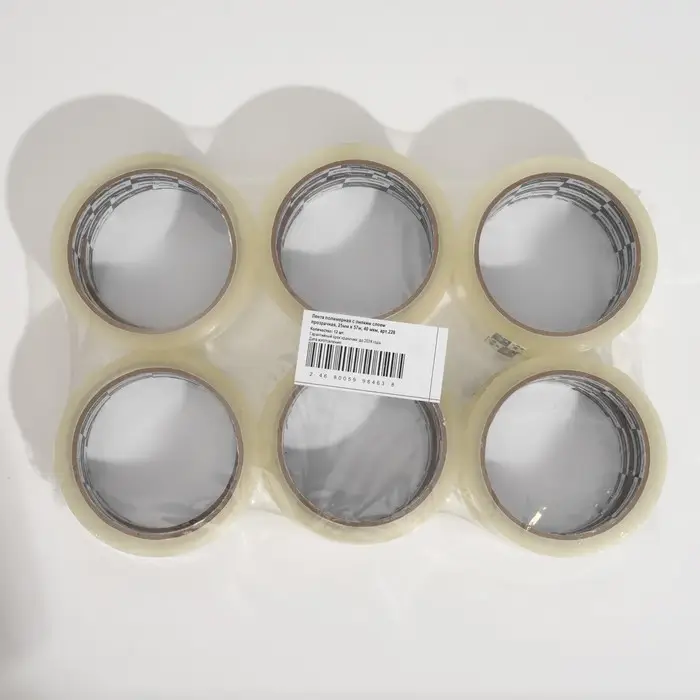 Упаковочная лента Klebeb&auml;nder 25мм*57м, 40мкм, прозрачная