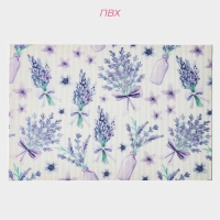 Салфетки сервировочные на стол Доляна &laquo;Спокойствие&raquo;, 4 шт, 45&times;30 см, цвет фиолетовый