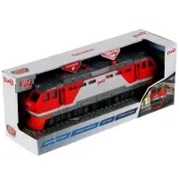 Модель &laquo;Тепловоз РЖД&raquo;, 30 см, световые и звуковые эффекты, двери, 4 кнопки, инерция