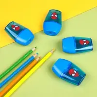 Точилка пластиковая, синяя, &laquo;Человек-паук&raquo;