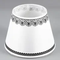 Абажур E27 белый 25х25х19 см