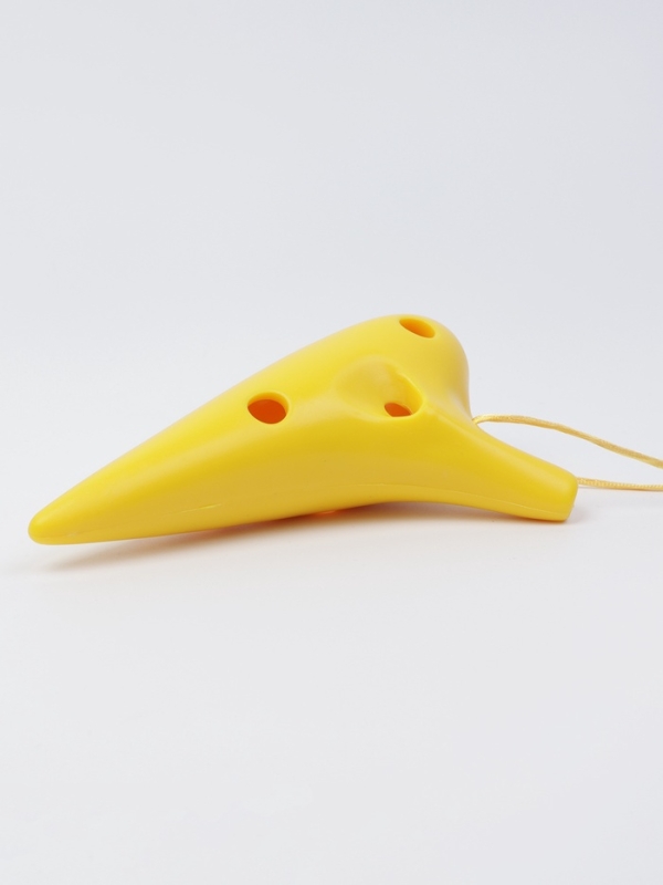 Окарина Music Life 12 отверстий, желтая, 17,5 х 9,5 х 4,5 см