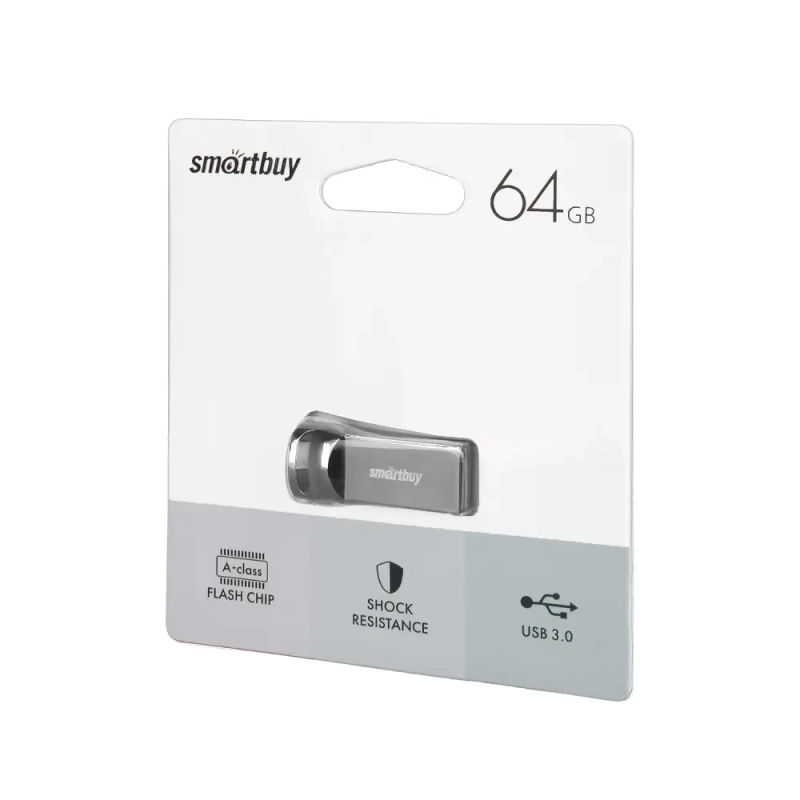 USB накопитель 64 GB Smart Buy M2 Metal 100MB/s USB 3.0