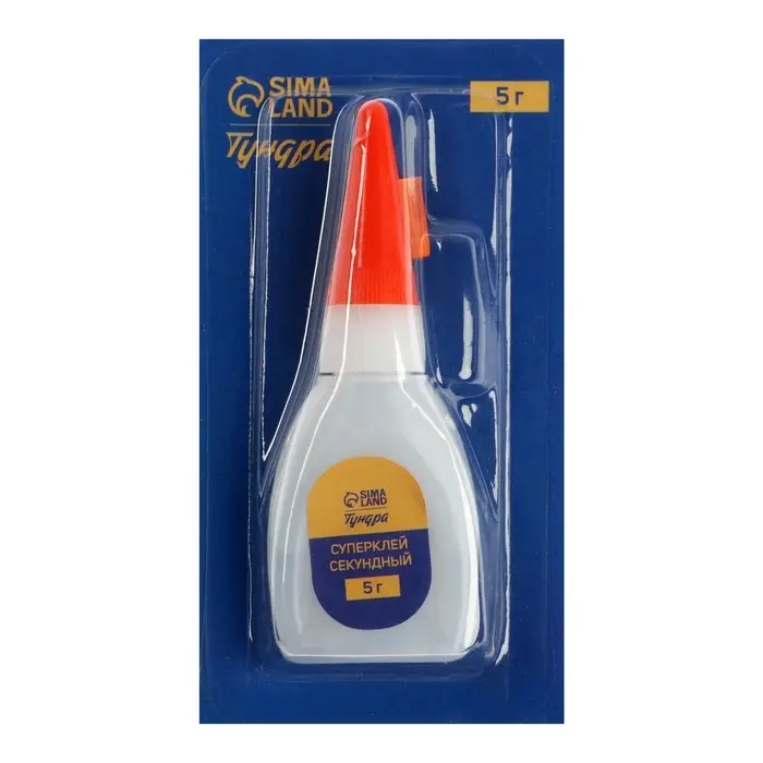 Суперклей ТУНДРА, секундный, 5 г