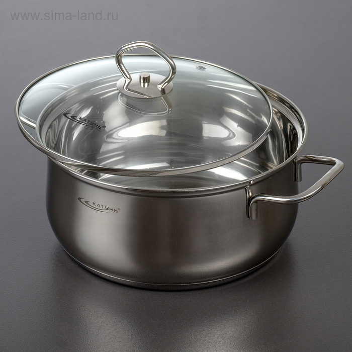 Кастрюля &laquo;Лира&raquo;, 4.2 л, d=22 см, капсульное дно, индукция