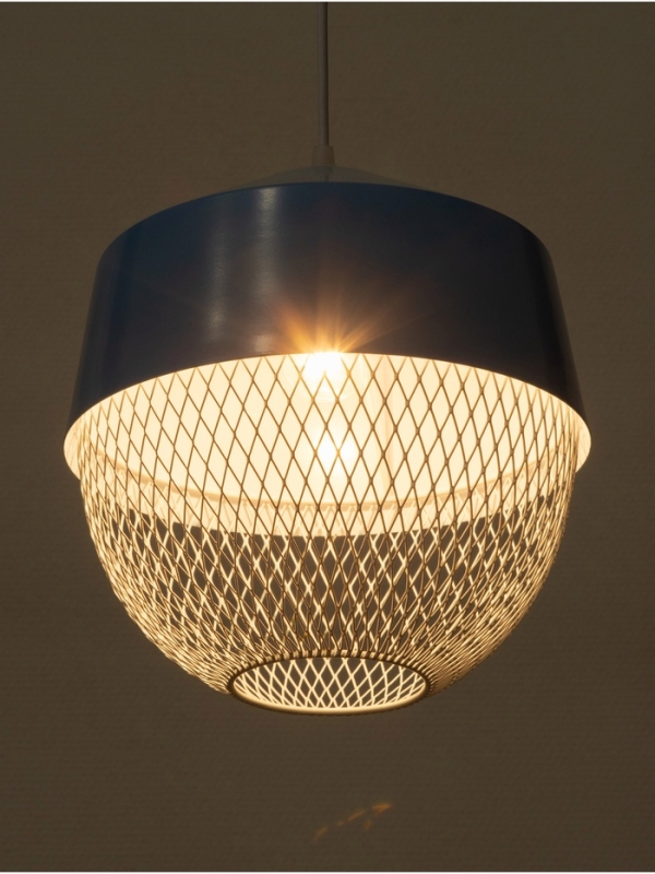 Светильник Lea 1х40Вт Е27 синий 26х26х32см