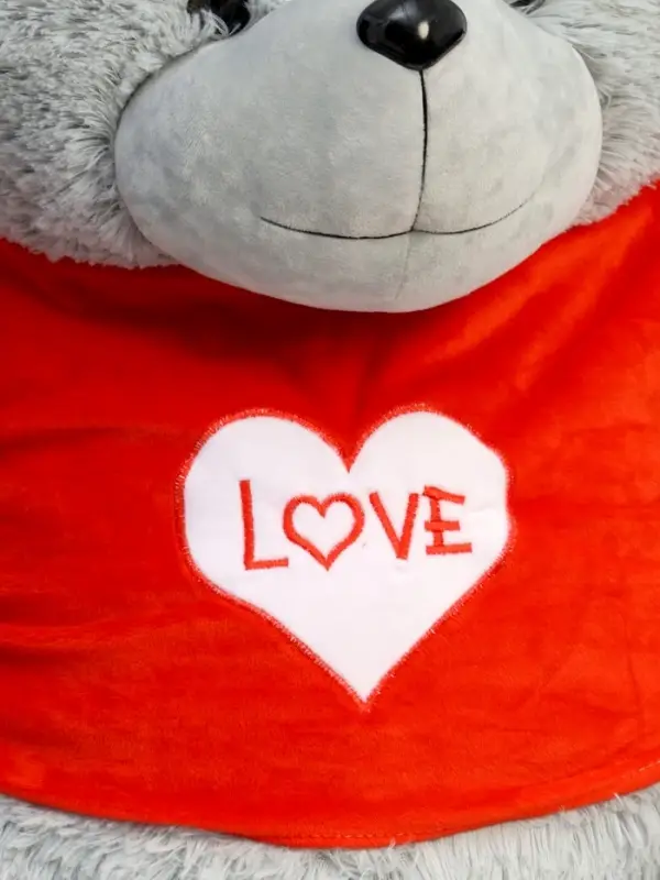 Мягкая игрушка "Медведь Тед", в кофте, цвет серый, 120 см