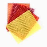 Вощина цветная для создания свечей, 4 цвета + фитиль