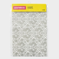 Салфетки сервировочные на стол Доляна, 4 шт, 45&times;30 см