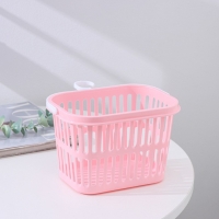 Корзина для хранения с крючком, пластик, 18&times;13&times;12 см, цвет МИКС