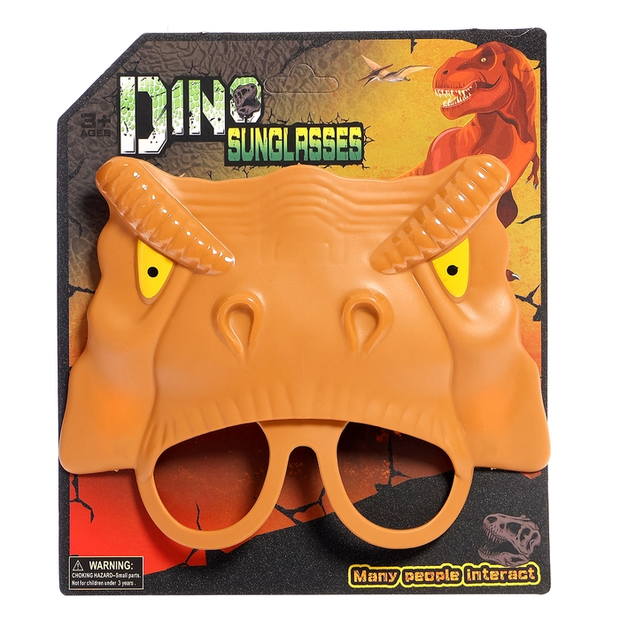 Маска-очки &laquo;Динозавр&raquo;, цвет МИКС