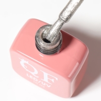 Гель лак для ногтей &laquo;COLOR CHROME&raquo;, 3-х фазный, 10 мл, LED/UV, цвет серебристый (65)