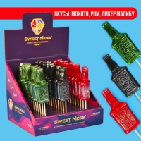 Карамель леденцовая "Бутылочка" на палочке, 30 г