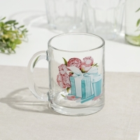 Кружка стеклянная &laquo;Чайная. Модные штучки&raquo;, 320 мл