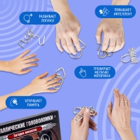 Головоломка металлическая &laquo;Загадки Викингов&raquo;, набор 6 шт.