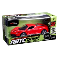 Машина металлическая &laquo;Купе&raquo;, 1:28, световые и звуковые эффекты, открываются двери, цвет красный