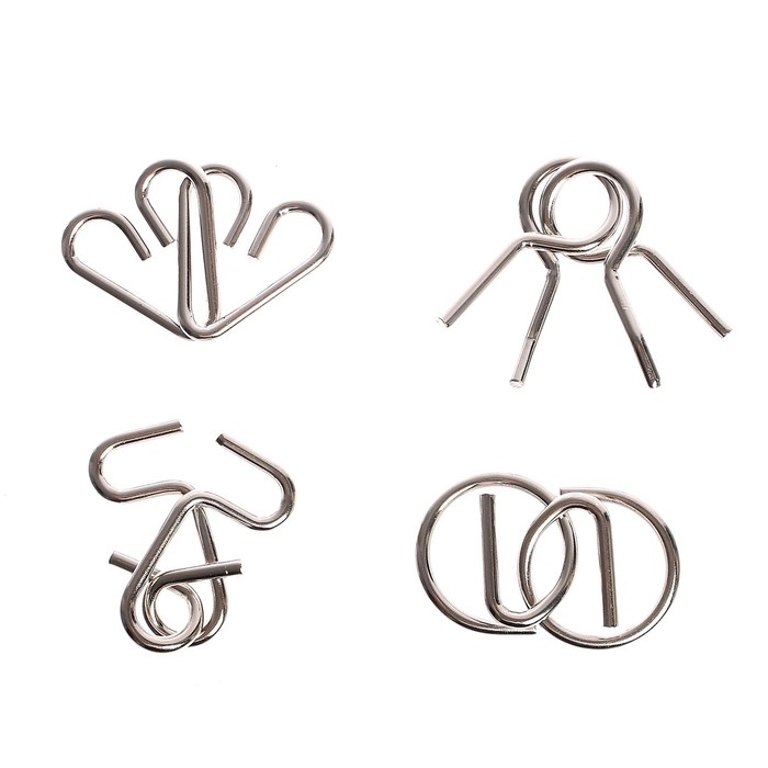 Набор головоломок &laquo;Антиглупин&raquo;, 4 шт.