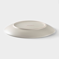 Тарелка керамическая обеденная Доляна &laquo;Пастель&raquo;, d=27 см, цвет крем-брюле