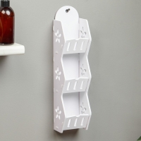 Полка для ванной комнаты 11 х 9 х 43 см, пластик