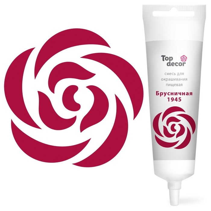 Пищевой краситель Top Decor гелевый &laquo;Брусничная&raquo;, 100 г