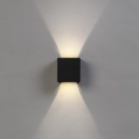 Светильник фасадный &laquo;Куб&raquo;, FSD-062, 6 Вт, 4000К, регулир. луч, IP65, 220 В, пластик, черный   100842