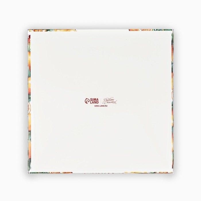 Коробка под 9 конфет с ячейками &laquo;Аромат праздника&raquo;, 14.5 х 14.5 х 3 см, Новый год