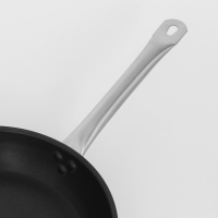 Сковорода из нержавеющей стали Hanna Kn&ouml;vell, d=28 см, h=5,5, толщина стенки 0,6 мм, длина ручки 25 см, антипригарное покрытие, индукция