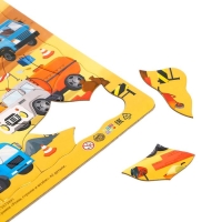 Пазл в рамке &laquo;Роем, строим и везём&raquo;, 42 детали